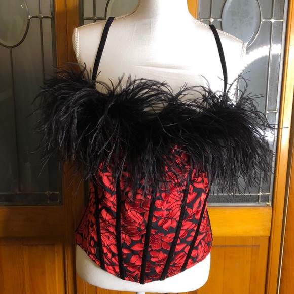 Frederick's of Hollywood Other - Fredericks Corset NWT size 38 Red and Black